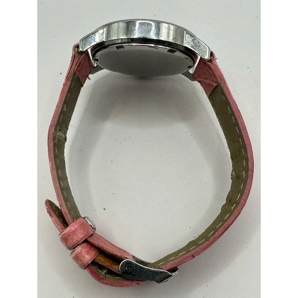 Fossil jr-8643‎ Womens Watch Pink Band Dial New Battery 31MM 8
